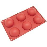 Algopix Similar Product 8 - Silicone Molds Half Sphere 6 Cup
