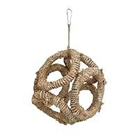 Algopix Similar Product 20 - Bird Swing Natural Straw Bird Perch