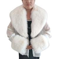 Algopix Similar Product 14 - Faux Pelt Collar Cuffs Set Warm Furry