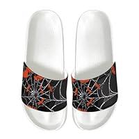 Algopix Similar Product 5 - Psesaysky Bats Cobweb Mens House Slide