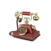 Algopix Similar Product 6 - DIANH UK Telephone Solid Wood Retro