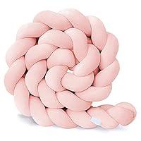 Algopix Similar Product 1 - Braided Crib Bumper Knotted Braided
