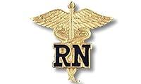 Algopix Similar Product 7 - EMI Rn Registered Nurse Emblem Pin
