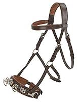 Algopix Similar Product 14 - Kerbl Brown Leather Cavesson 