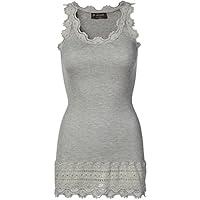 Algopix Similar Product 6 - Silk top Medium wWide lace Soft
