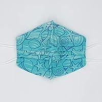 Algopix Similar Product 12 - 100 Cotton Seashell Fabric Face
