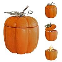 Algopix Similar Product 4 - Halloween Pumpkin Tabletop Fire Pit