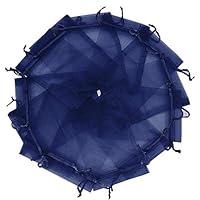 Algopix Similar Product 10 - Wudygirl 100PCS Organza Bags 5X7 inch