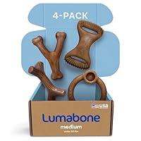 Algopix Similar Product 11 - Lumabone Real Bacon Medium 4Pack