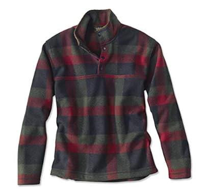 Best Deal for Orvis Green Mountain Snap-Neck Fleece Jackets for Men 