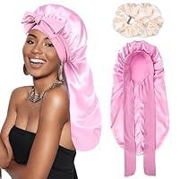 Algopix Similar Product 11 - Silk Satin Hair Bonnet for Sleeping 