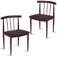 Algopix Similar Product 20 - Giantex Set of 2 Accent Dining Chairs