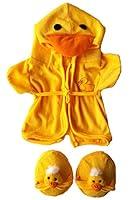 Algopix Similar Product 7 - Duck Robe  Slippers Pajamas Outfit