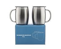 Algopix Similar Product 2 - Stainless Steel Coffee Mugs with Lids 