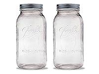Algopix Similar Product 7 - Ball 2 Quart Wide Mouth Canning Jar