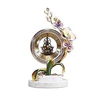 Algopix Similar Product 19 - ZTHYSHXA Table Clock ﻿ Beautiful Enamel