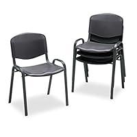 Algopix Similar Product 7 - Safco Stacking Chairs in Black Set of
