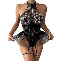 Algopix Similar Product 10 - SNKSDGM Womens Lingerie Sets Halter