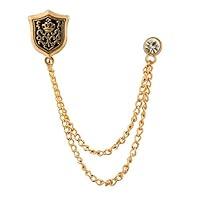 Algopix Similar Product 20 - Knighthood Shield And Stone Lapel Pin
