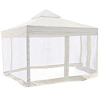 Algopix Similar Product 7 - 10x10 Feet 121x121inch Square Ivory
