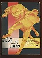 Algopix Similar Product 4 - October 25 1959 NFL Program Detroit