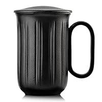 Algopix Similar Product 10 - suyika Ceramic Mug With Lid 18 Oz Large