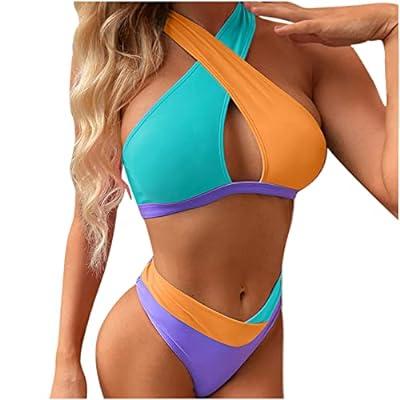 Best Deal for Womens Sexy Halter Criss Cross Bandage Ruched Bikini Bottom
