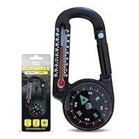 Algopix Similar Product 12 - SnowlyPEAK Mini Carabiner Compass