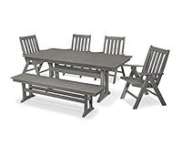 Algopix Similar Product 7 - POLYWOOD Vineyard 6Piece Farmhouse