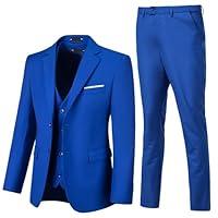 Algopix Similar Product 3 - Mens Suit Slim Tuxedo Suits for Men