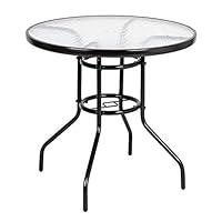 Algopix Similar Product 10 - VINGLI Round Patio Table with Umbrella