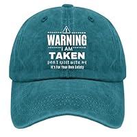 Algopix Similar Product 7 - Warning I Am Taken Hat for Women