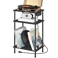 Algopix Similar Product 4 - HOOBRO 3Tier Record Player Stand