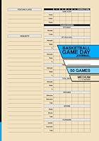 Algopix Similar Product 2 - Basketball Game Day Journal Record and