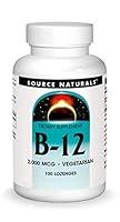 Algopix Similar Product 18 - Source Naturals Vitamin B12 2000 mcg
