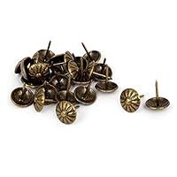 Algopix Similar Product 8 - uxcell 16mm Dia Daisy Upholstery Nail