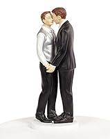 Algopix Similar Product 12 - Romance Gay Wedding Cake Topper