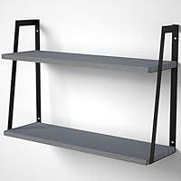 Algopix Similar Product 4 - SRIWATANA Floating Wall Shelves 2Tier