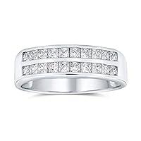 Algopix Similar Product 18 - Bling Jewelry Two Row Cubic Zirconia