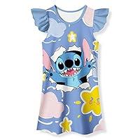 Algopix Similar Product 7 - DJYLBV Girls Princess Dress Cartoon