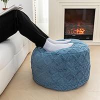 Algopix Similar Product 18 - AbunHeri Pouf Ottoman Unstuffed Round