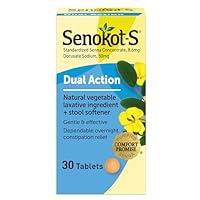 Algopix Similar Product 8 - Senokot S Dual Action Natural Vegetable