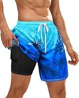 Algopix Similar Product 11 - OlyPegic Mens XL Swim Trunks Coconut