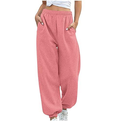 Women's Bottom Sweatpants Joggers Pants Workout High Waisted