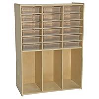 Algopix Similar Product 2 - Contender 18 Translucent Tray Storage
