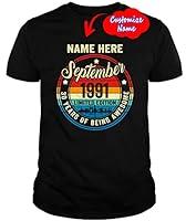 Algopix Similar Product 18 - Custom Name Month  Year 30th Birthday