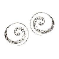 Algopix Similar Product 6 - Handmade Sterling Silver Large Spiral