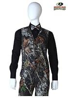 Algopix Similar Product 15 - Mossy Oak Tuxedo Vest Large