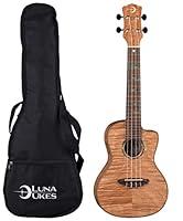 Algopix Similar Product 3 - Luna Guitars 4String Ukulele UKE HTC