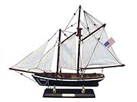 Algopix Similar Product 5 - America 16  Wood Sailboat Centerpiece